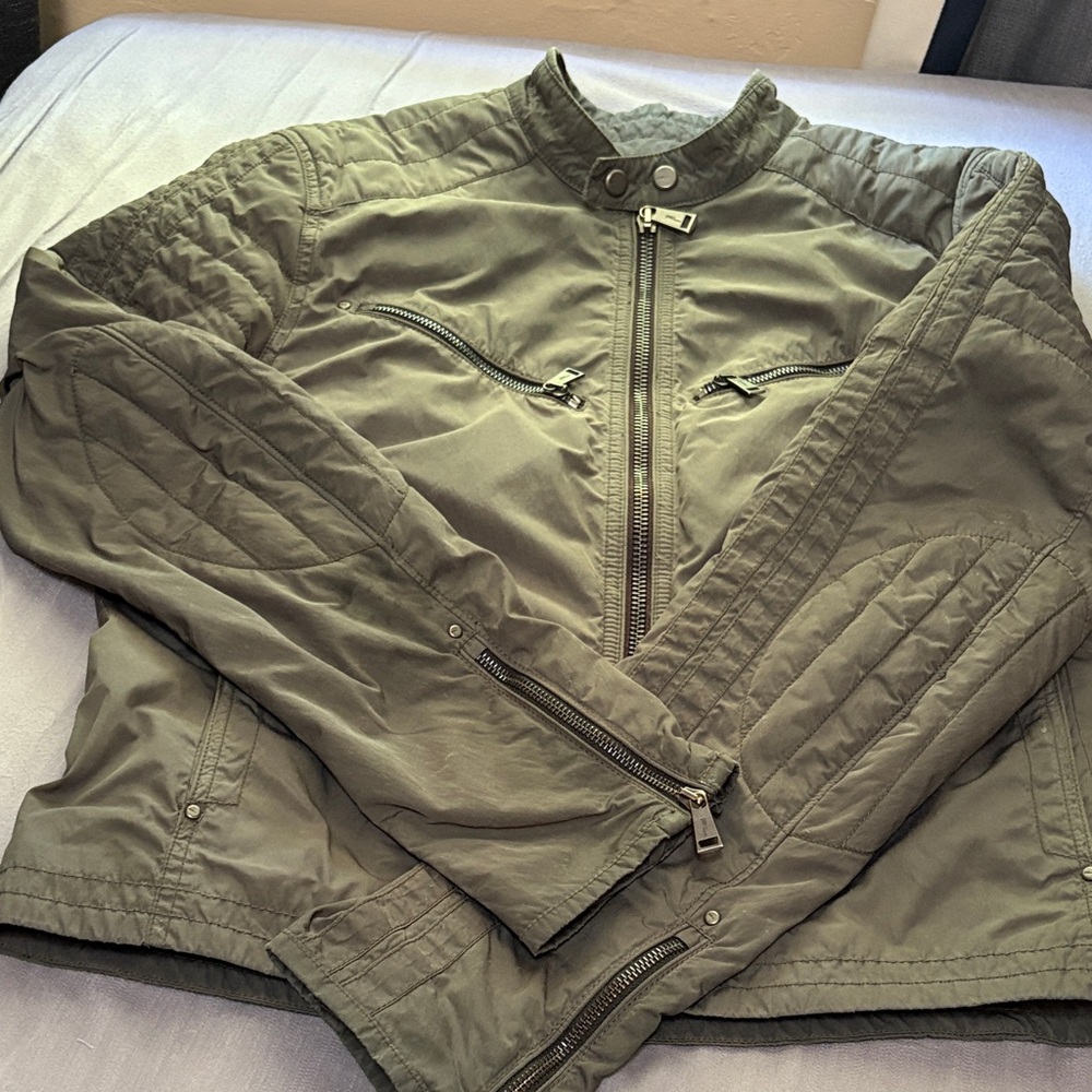 Ralph Lauren Dark Jacket with Zippered Accents Size M - Picture 11 of 13